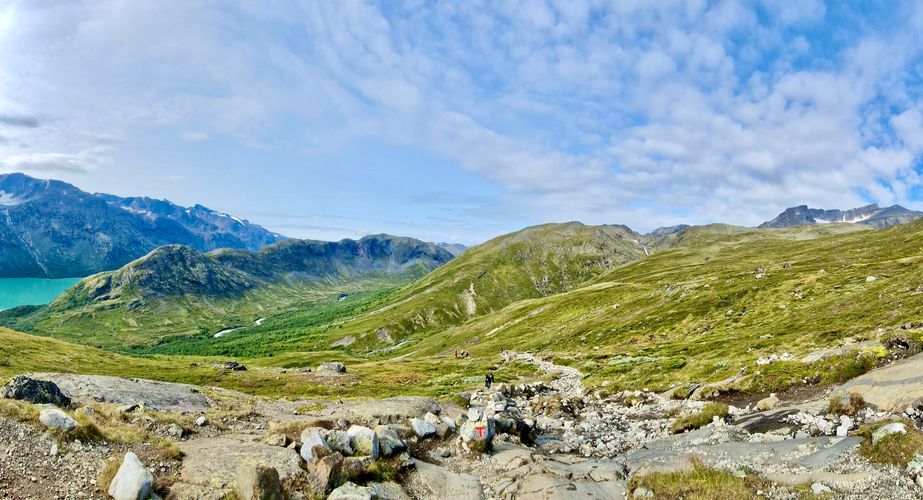Besseggen hike National Park Jotunheimen